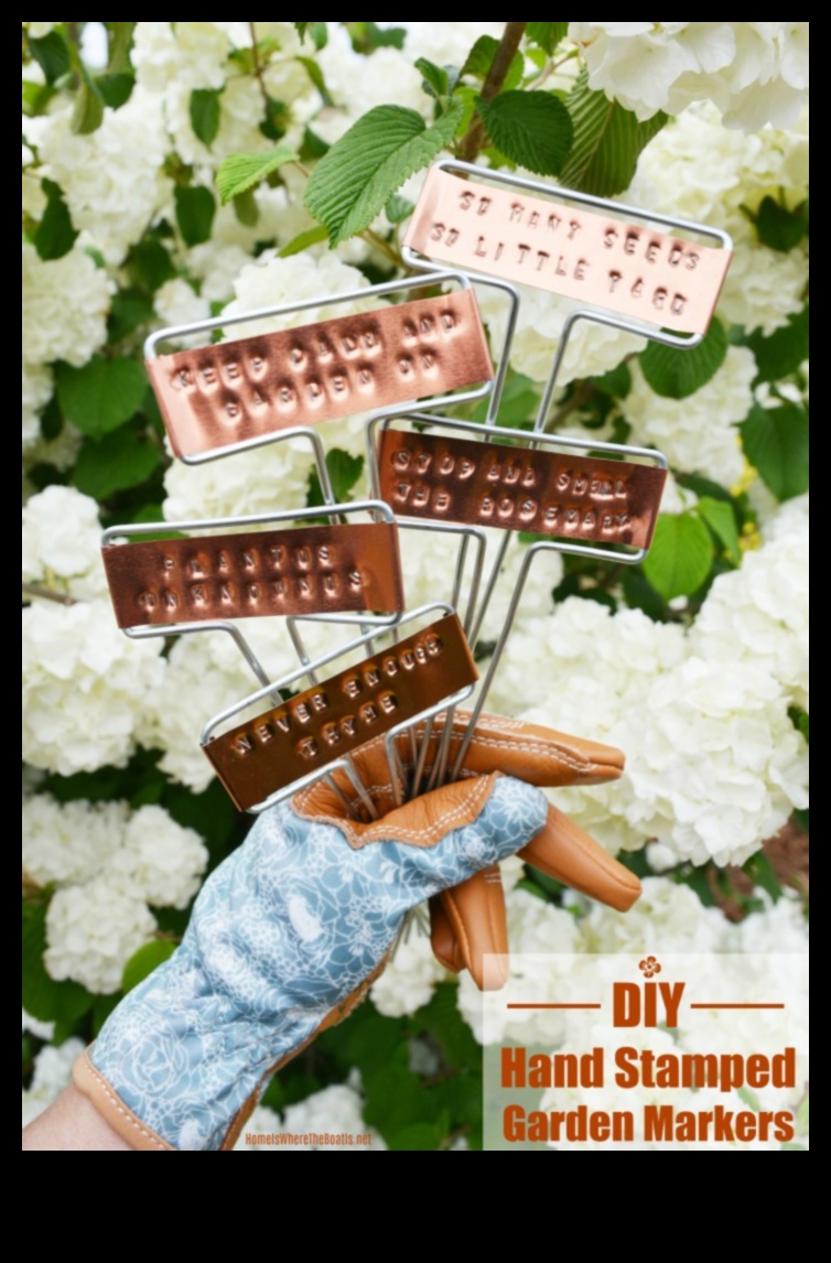 الحرف اليدوية للبستنة: إنشاء علامات نباتية مصنوعة يدويًا