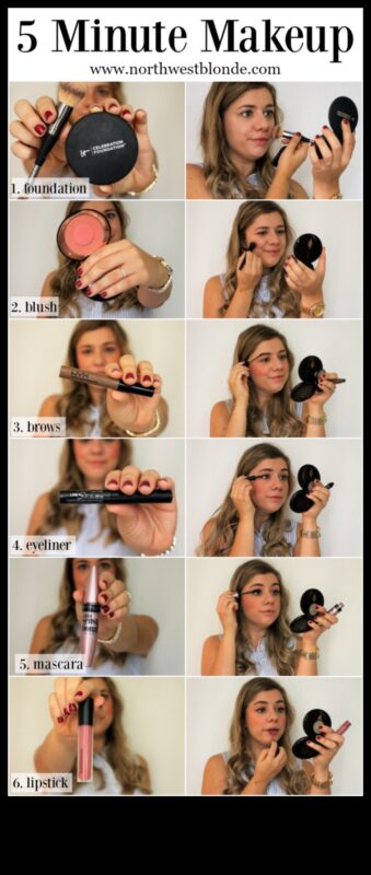 المساحيق الموفرة للوقت: نصائح للتطبيق السريع للصباح المزدحم